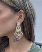 Crown Cascade Earrings