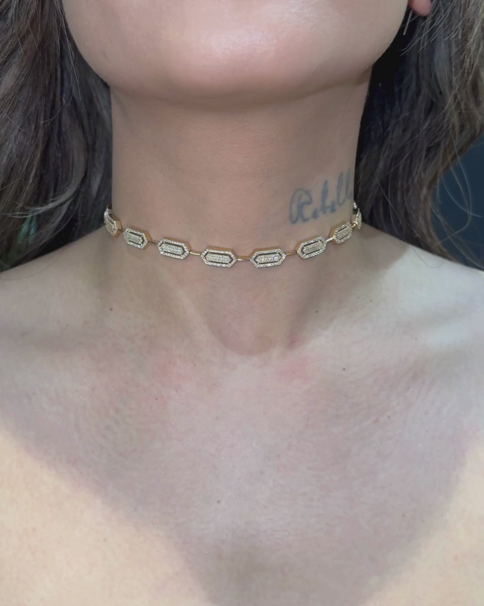Hexa Flex Tennis Necklace