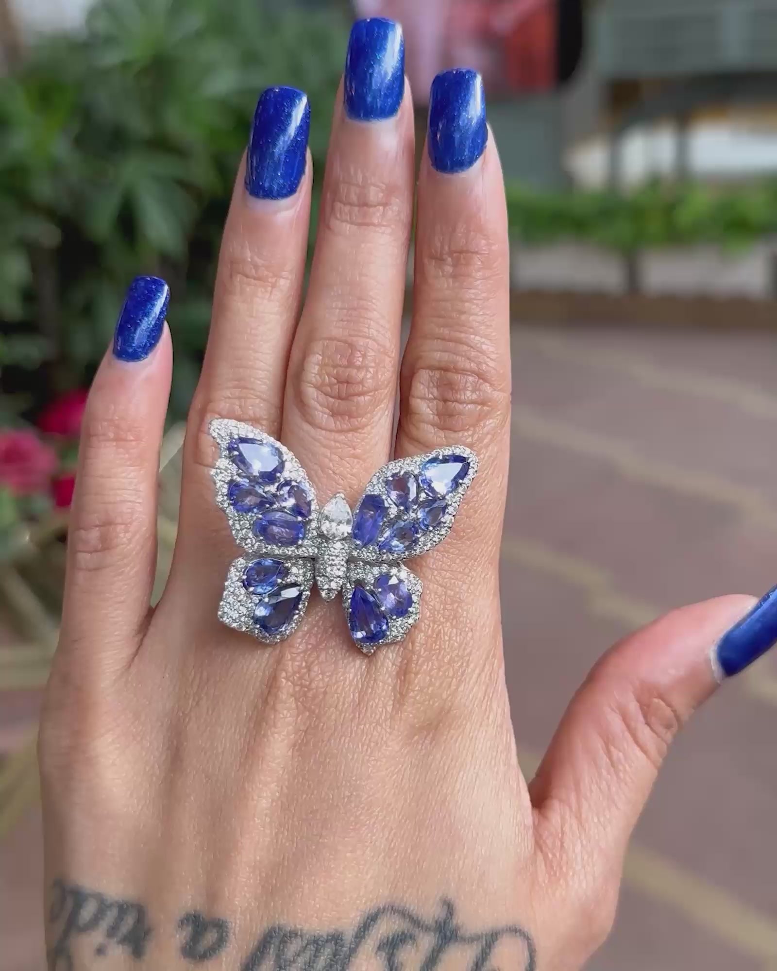 Meant to Fly Tanzanite Ring