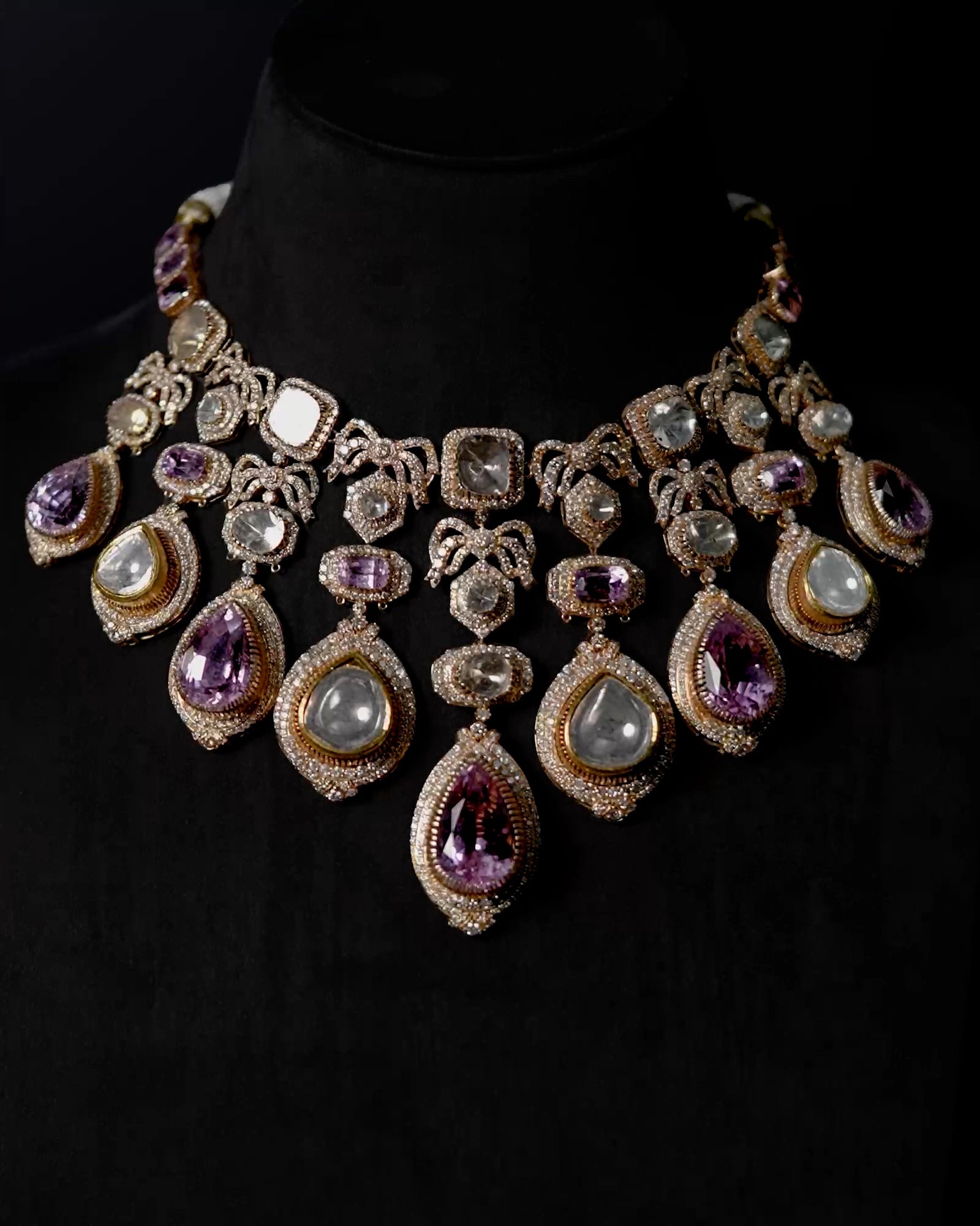 Crown Cascade Necklace