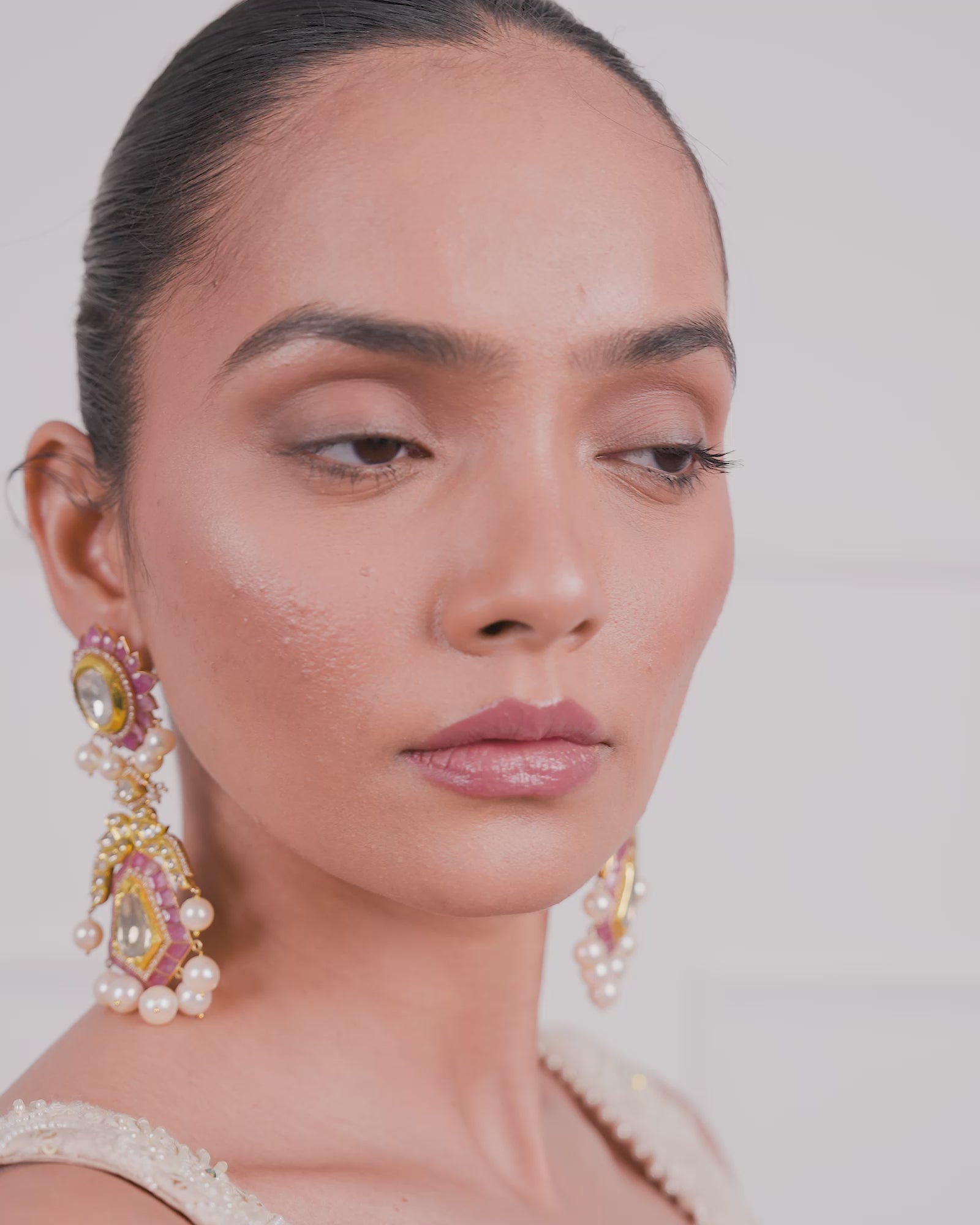 Jaipur Rose Earrings