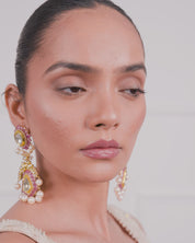 Jaipur Rose Earrings