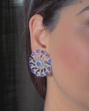 Tanzanite Bloom Earrings