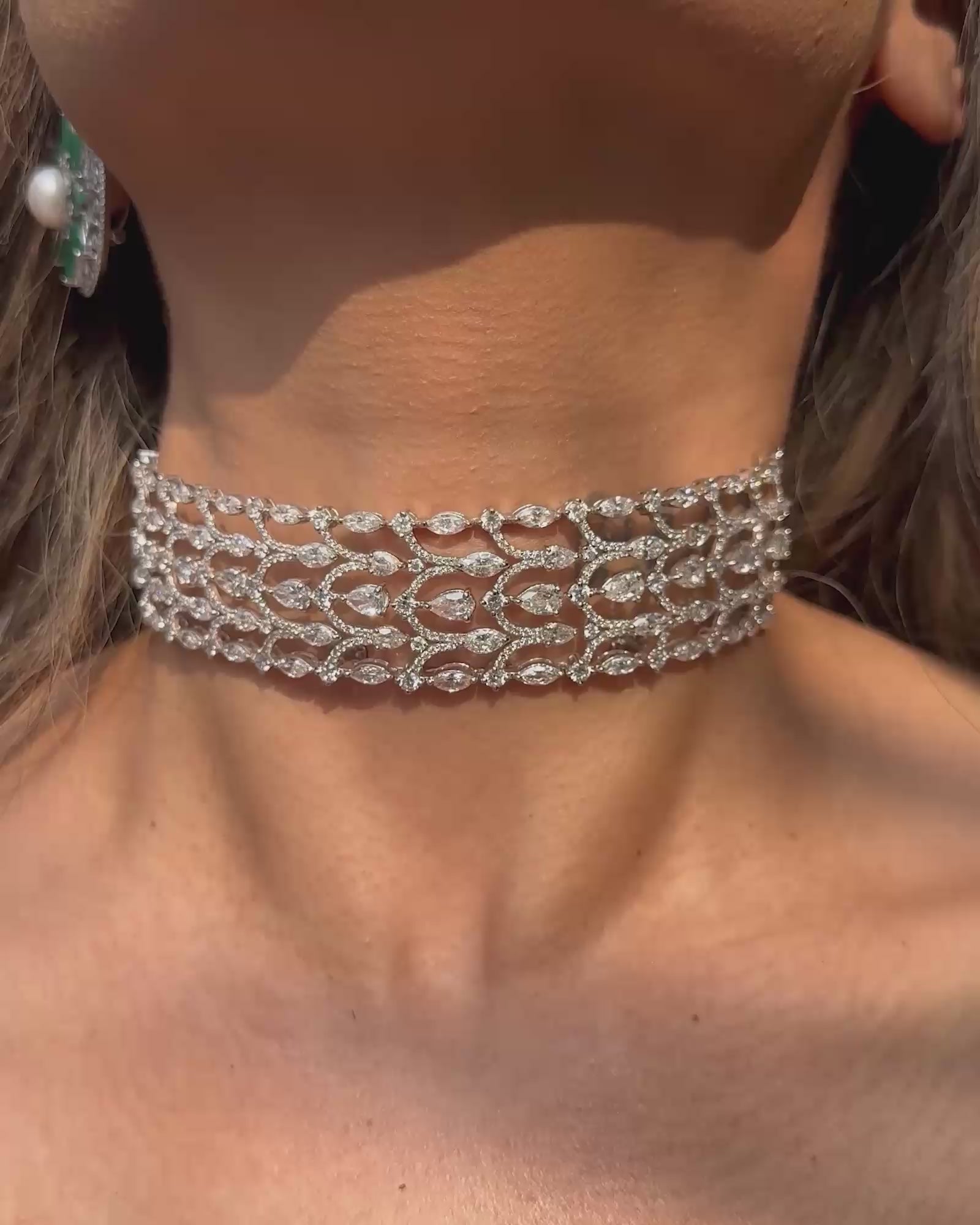Diamond Stream Choker