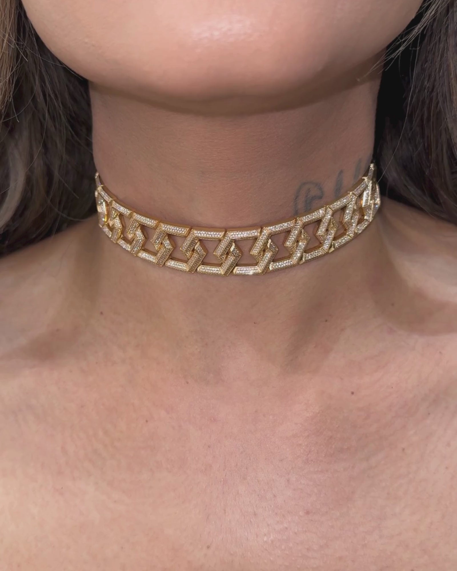 Hexa Chain Link Choker