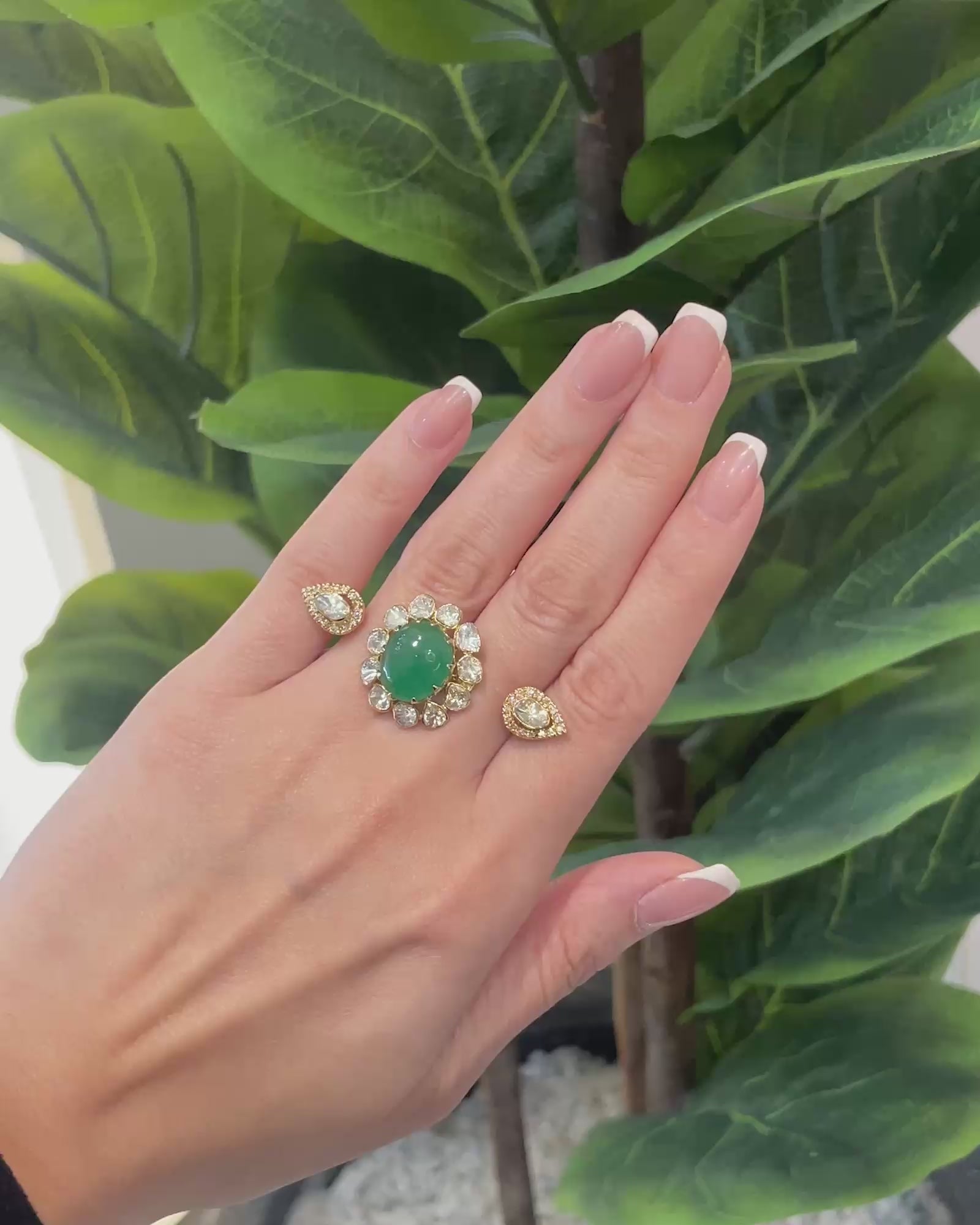 Double The Fun Ring (Emerald)