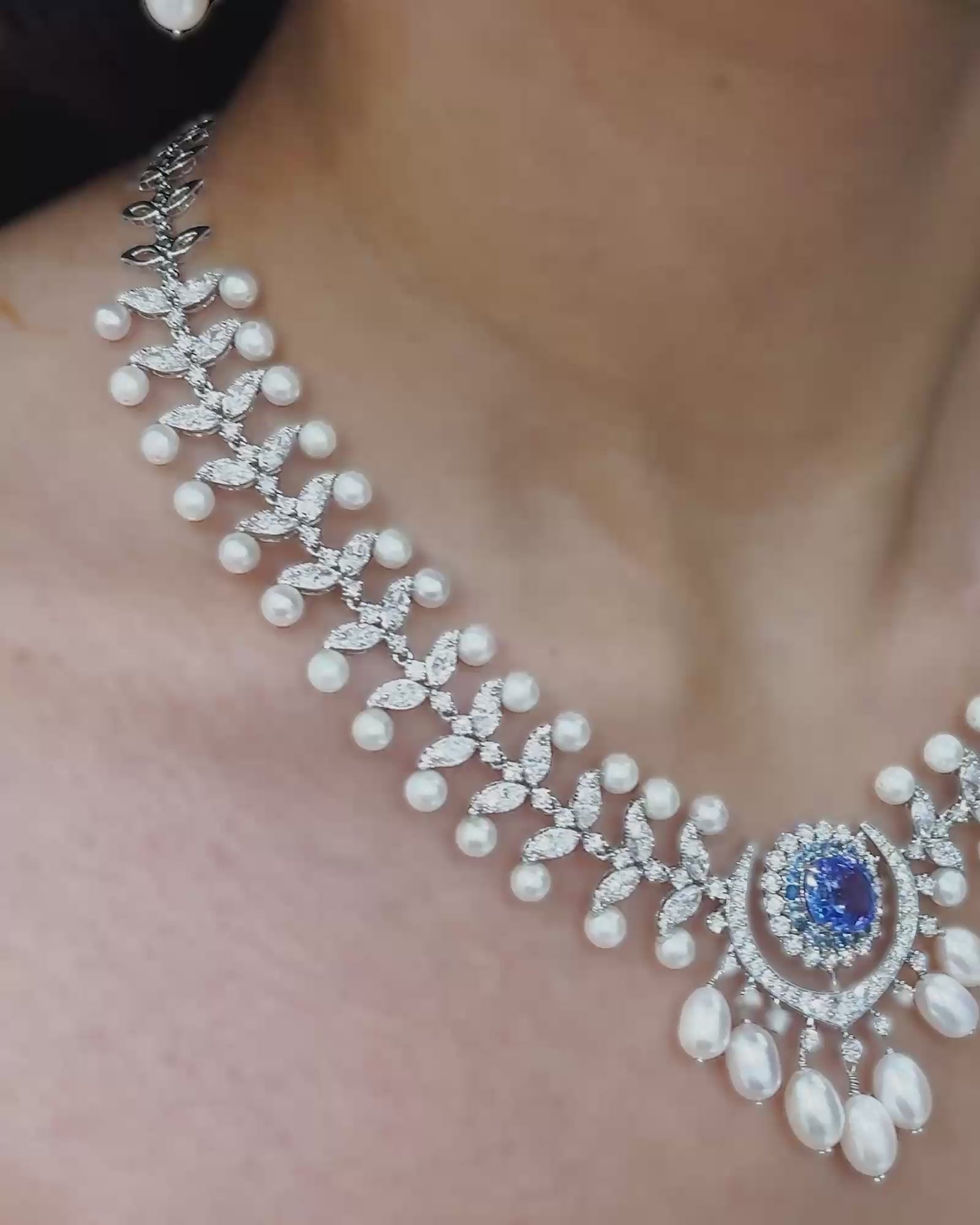 Tanzanite Eclipse Necklace