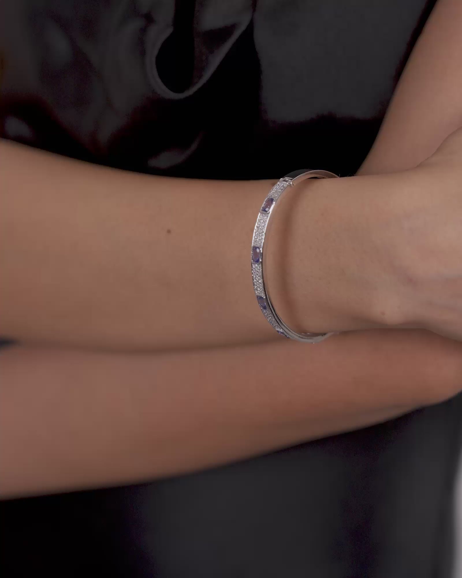 Jazz Age Tanzanite Bracelet