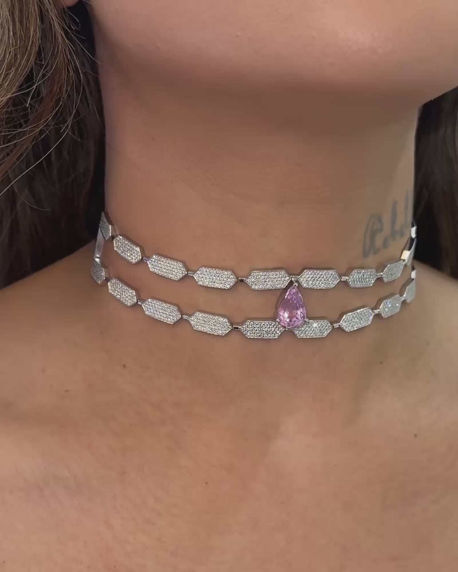 Off Duty Choker (Kunzite)
