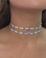 Off Duty Choker (Kunzite)
