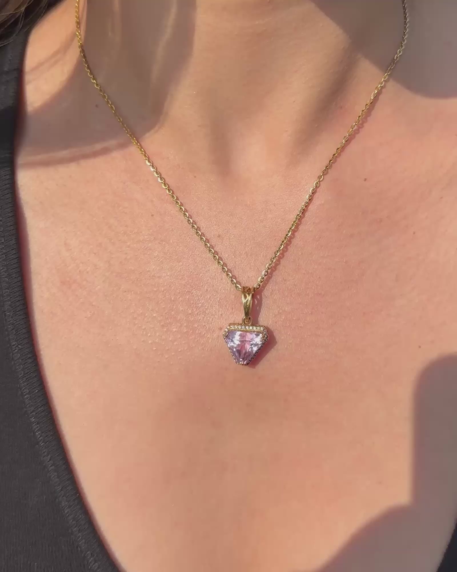 Lilac Drop Pendant