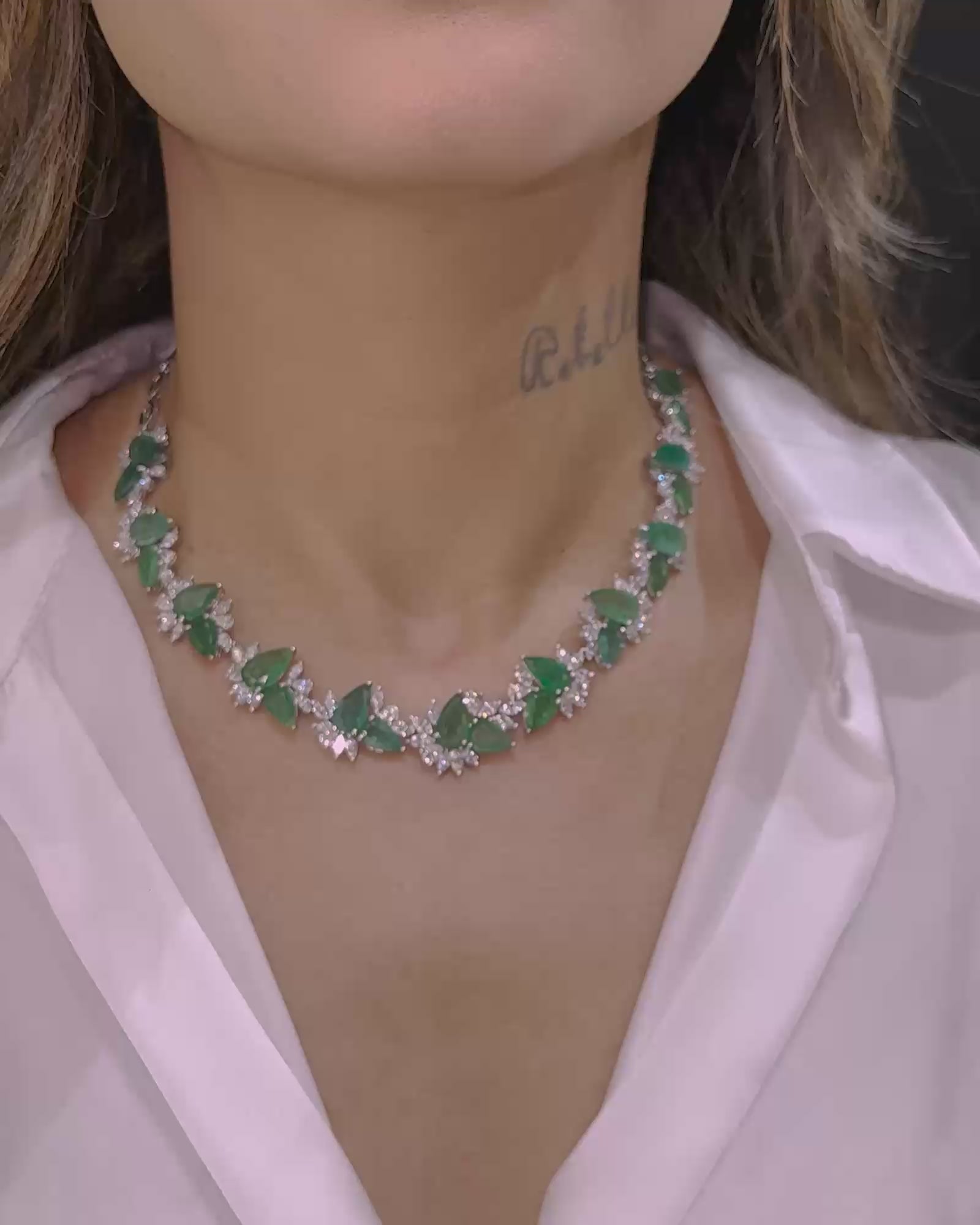 Emerald Lush Soiree Necklace