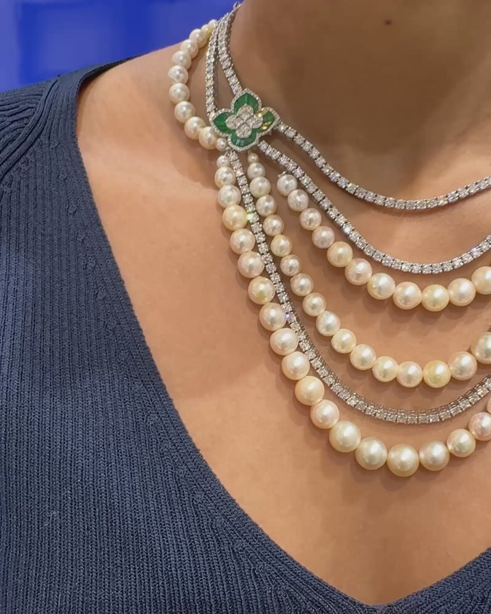 Like a Star Pearl Necklace