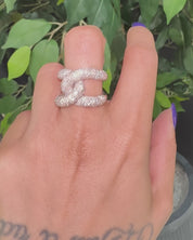 Hooked on Diamonds Ring