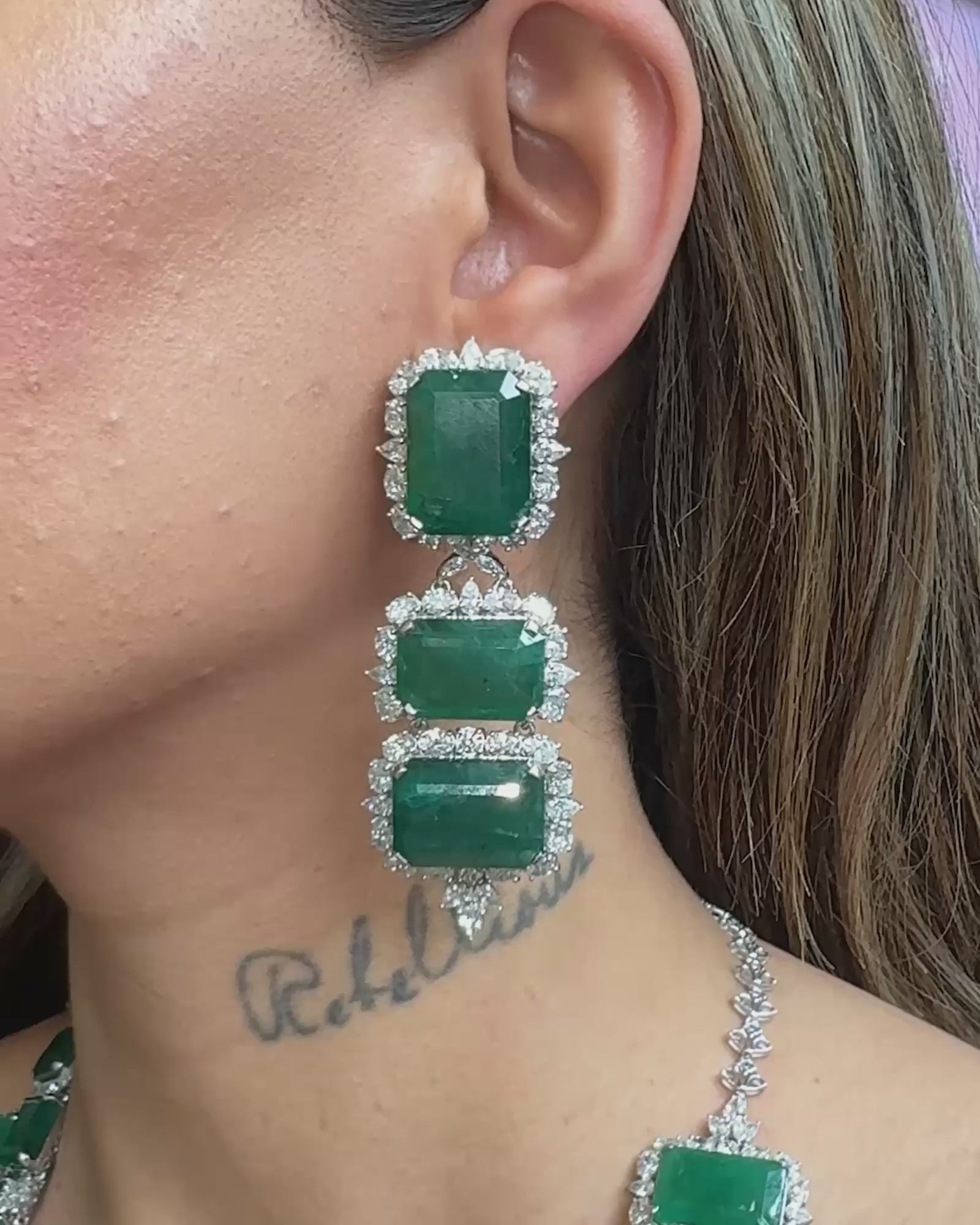 Emerald Estate Earrings