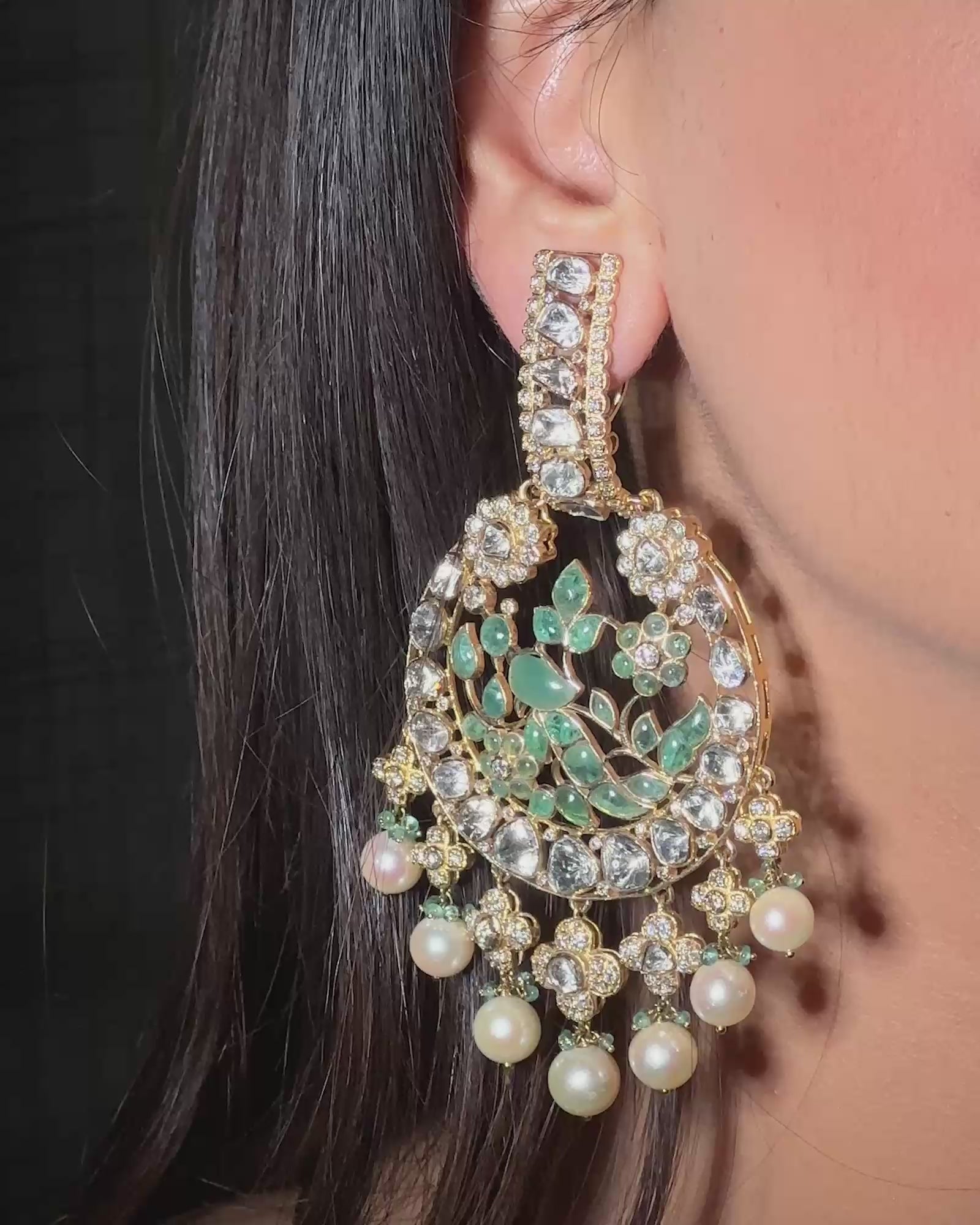 Dancing Peacock Earrings
