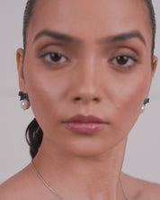 Black Tie Diamond Earrings