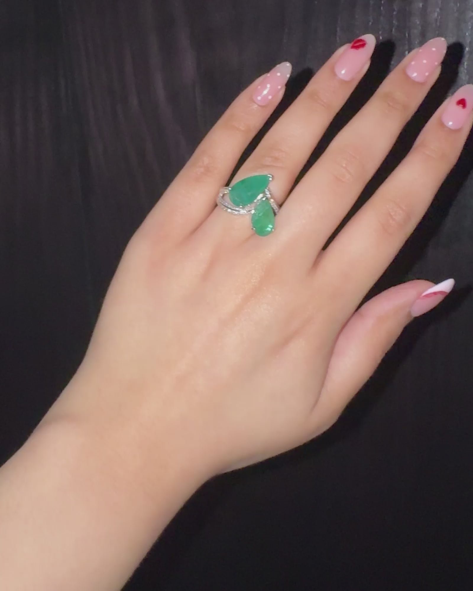 Emerald Times Two Ring