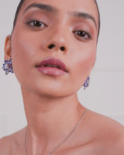 Tanzanite Star Earrings