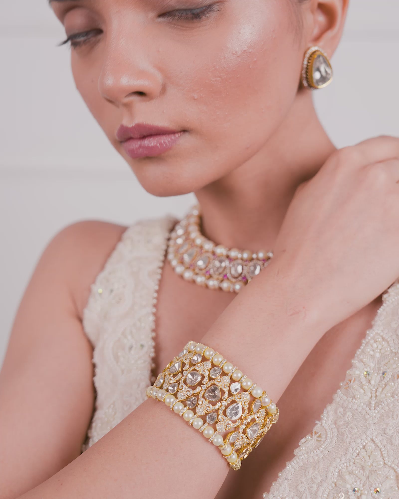 Golden Lace Bracelet