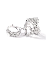 Swish Cross Diamond Ring
