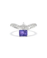 Tanzanite Drop Ring