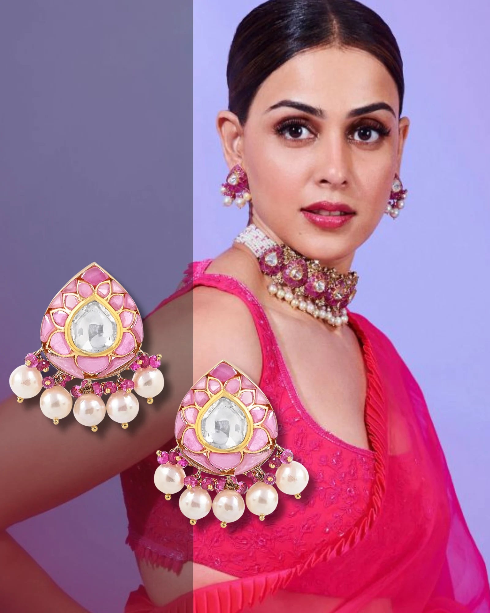 Ruby Heritage Earrings