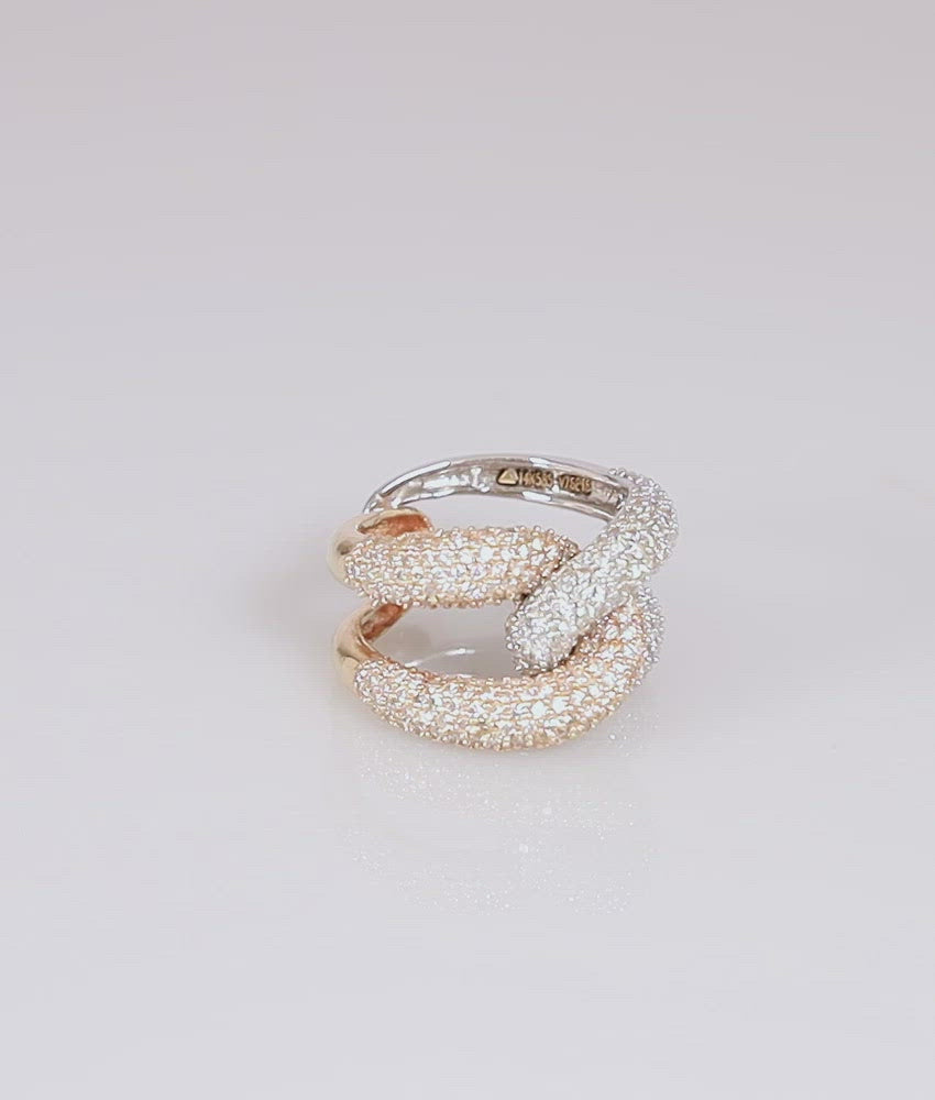 Hooked on Diamonds Ring