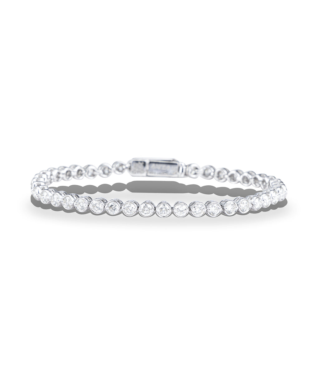 Diamond Bracelets for Women | Diamond necklace designs, White gold diamond  bracelet, Trending bracelets